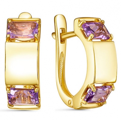 

Серьги из серебра с аметистом Империал С1920/Ag-607/14ПОЗ, С1920/Ag-607/14ПОЗ