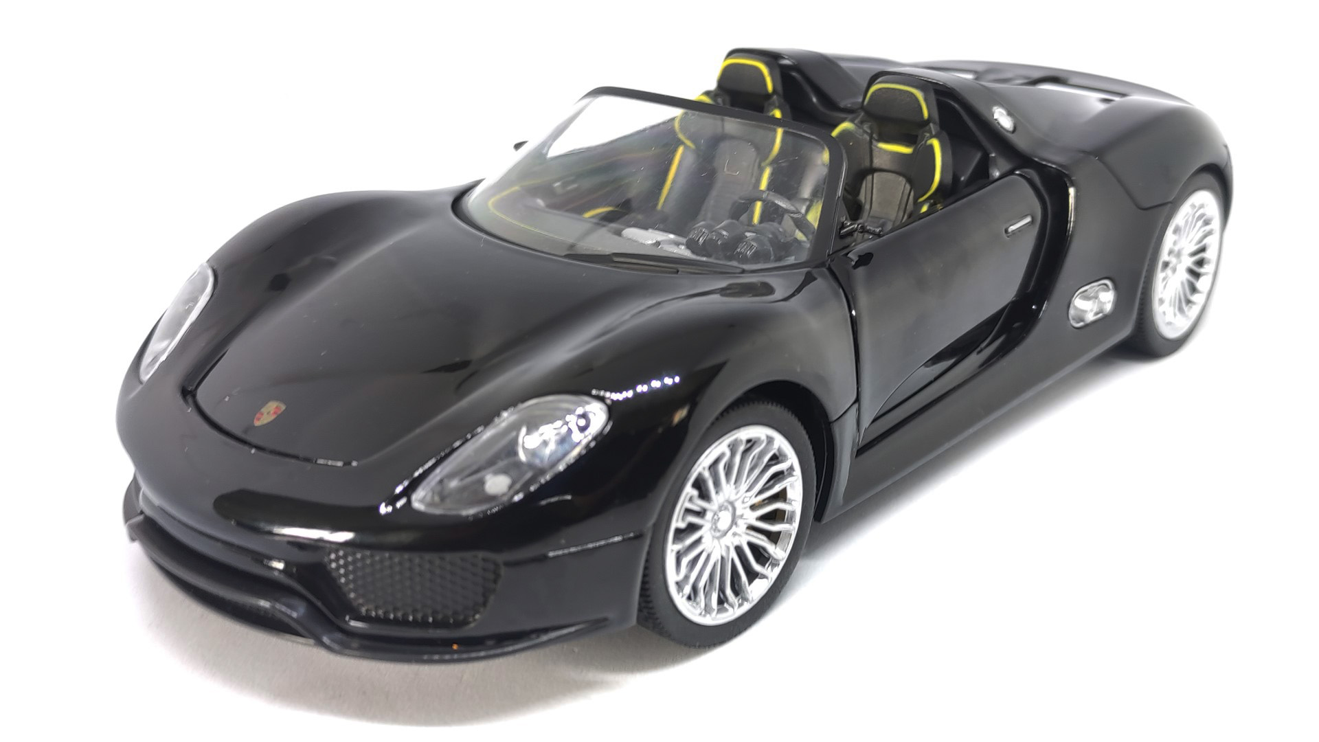 Радиоуправляемая Машинка Meizhi Model Porsche 918 1:24 25045A-BLACK welly 1 24 porsche 959 roadster alloy car model diecasts