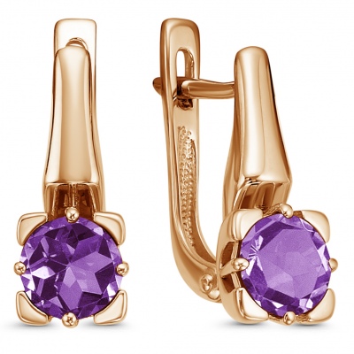 

Серьги из серебра с аметистом Империал С1261/Ag-607/14ПОЗ, С1261/Ag-607/14ПОЗ
