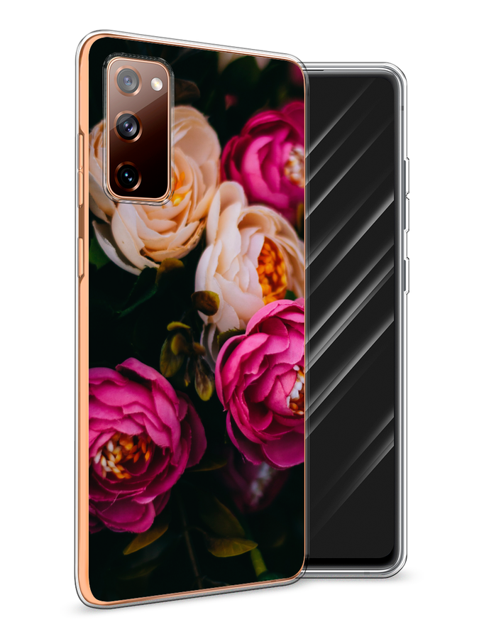 

Чехол Awog на Samsung Galaxy S20 FE / Самсунг S20 FE "Розовые пионы на черном", Разноцветный, 2101350-8