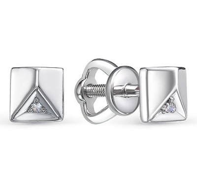 

Серьги из серебра с бриллиантом Империал С01755/Ag-620, С01755/Ag-620