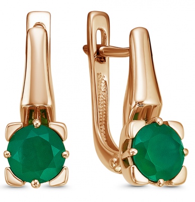 

Серьги из серебра с агатом Империал С1261/Ag-607/10ПОЗ, С1261/Ag-607/10ПОЗ