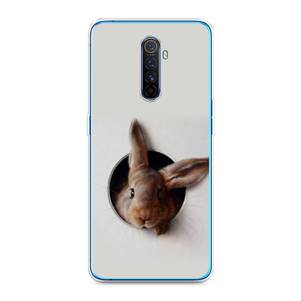 

Чехол на Realme X2 Pro "Любопытный кролик", Серый;коричневый, 251750-1