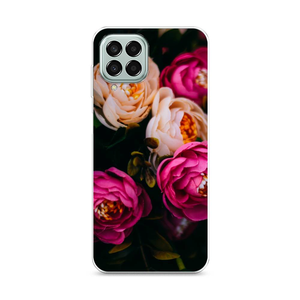 

Чехол Awog на Samsung Galaxy M33 / Самсунг M33 "Розовые пионы на черном", Разноцветный, 2105650-8