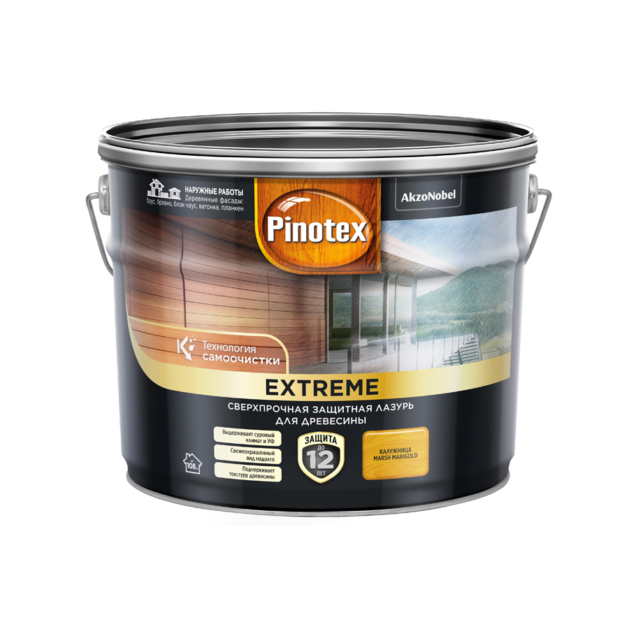 Pinotex extreme, 9л, белый