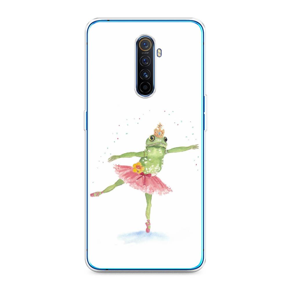 

Чехол на Realme X2 Pro "Лягушка-балерина", Зеленый, 251750-4