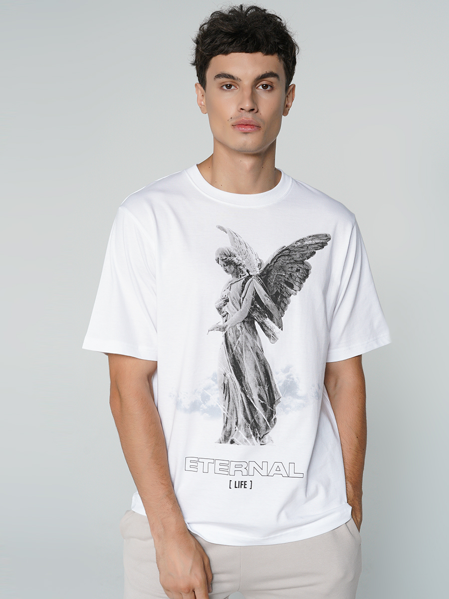 

Футболка мужская 84796 ТВОЕ белая S, 84796