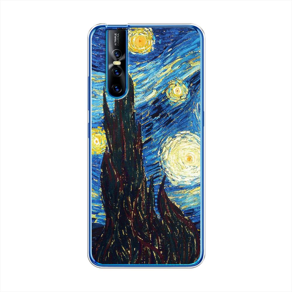 

Чехол Awog на Vivo V15 Pro "Ван Гог Звездная ночь", Разноцветный, 261150-9