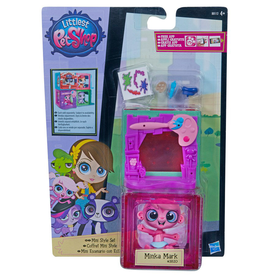 фото Игровой набор hasbro littlest pet shop зверюшка 3 предмета в ассортименте