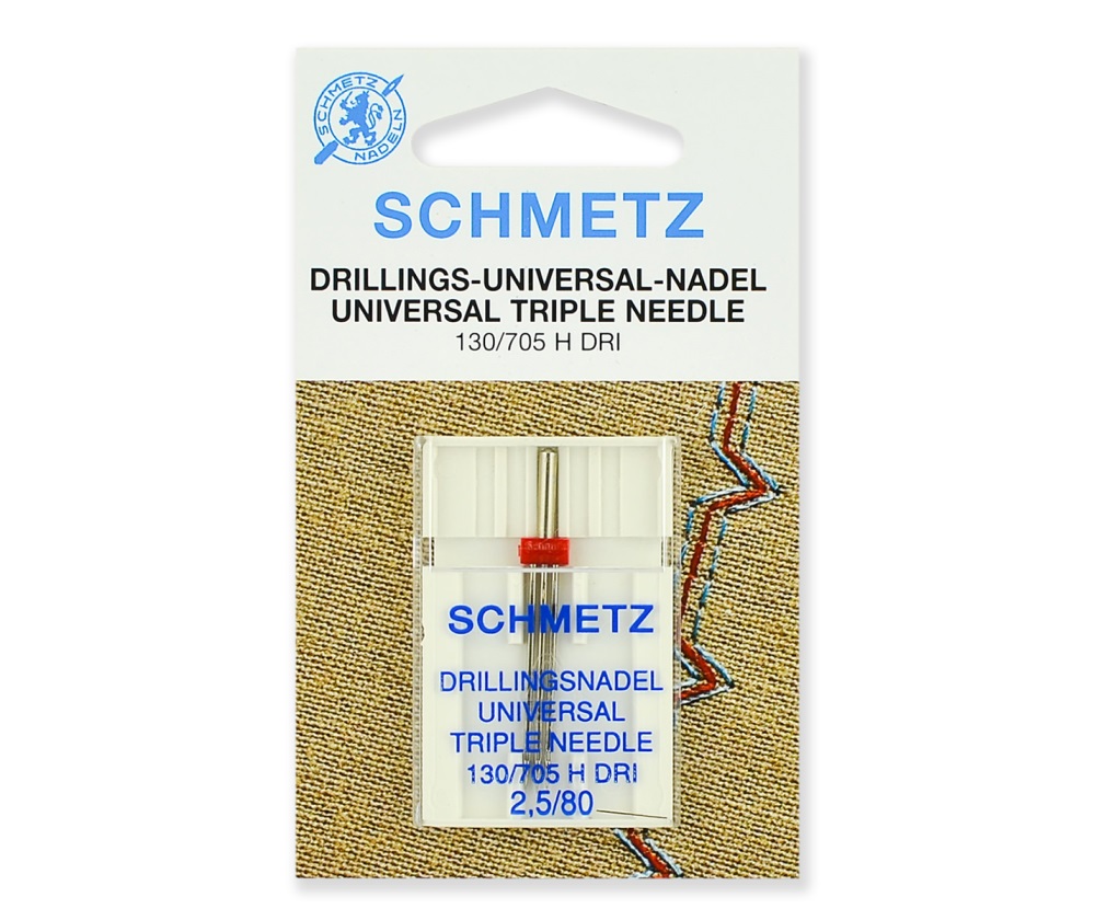 

Иглы Schmetz тройные стандартные № 80/2.5, 1 шт.