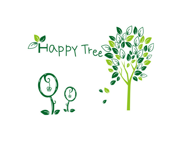 Интерьерная наклейка Счастливое дерево