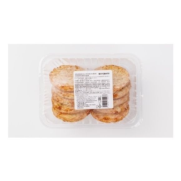 

Драники ВкусВилл картофельные замороженные 400 г