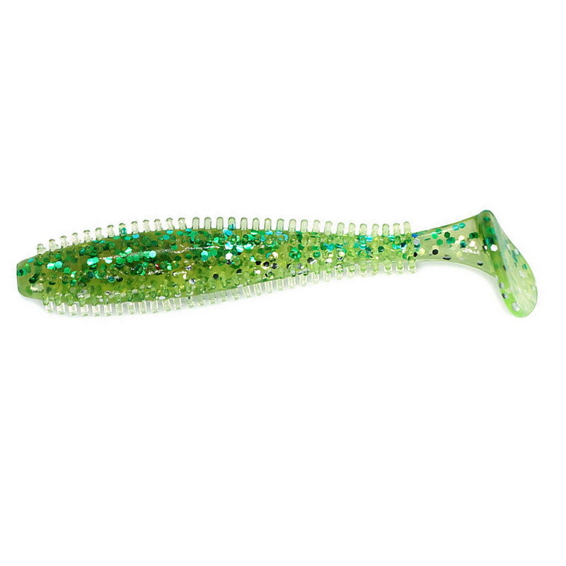 

Виброхвост Kosadaka SPIKEY SHAD 90, 9шт., цвет DMO, Зеленый, SPIKEY SHAD