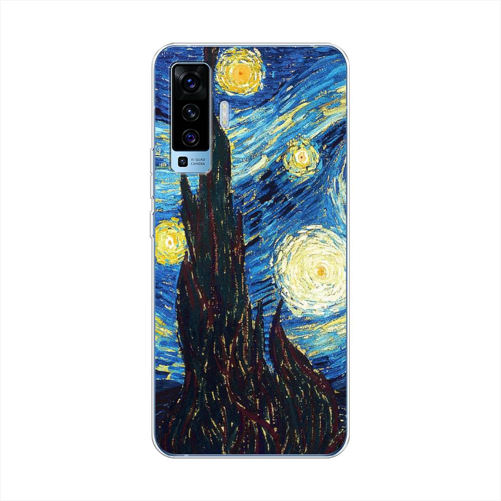 

Чехол Awog на Vivo X50 "Ван Гог Звездная ночь", Разноцветный, 262250-9