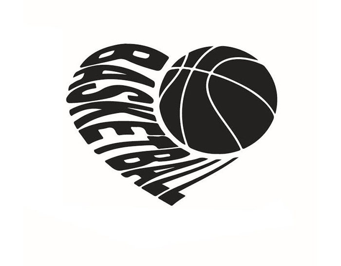 фото Интерьерная наклейка баскетбол символ fachion stickers