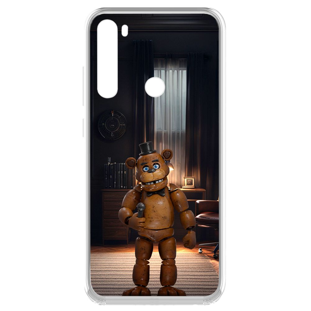 

Чехол-накладка Krutoff Clear Case ФНАФ - Медведь Фредди для Xiaomi Redmi Note 8, Прозрачный