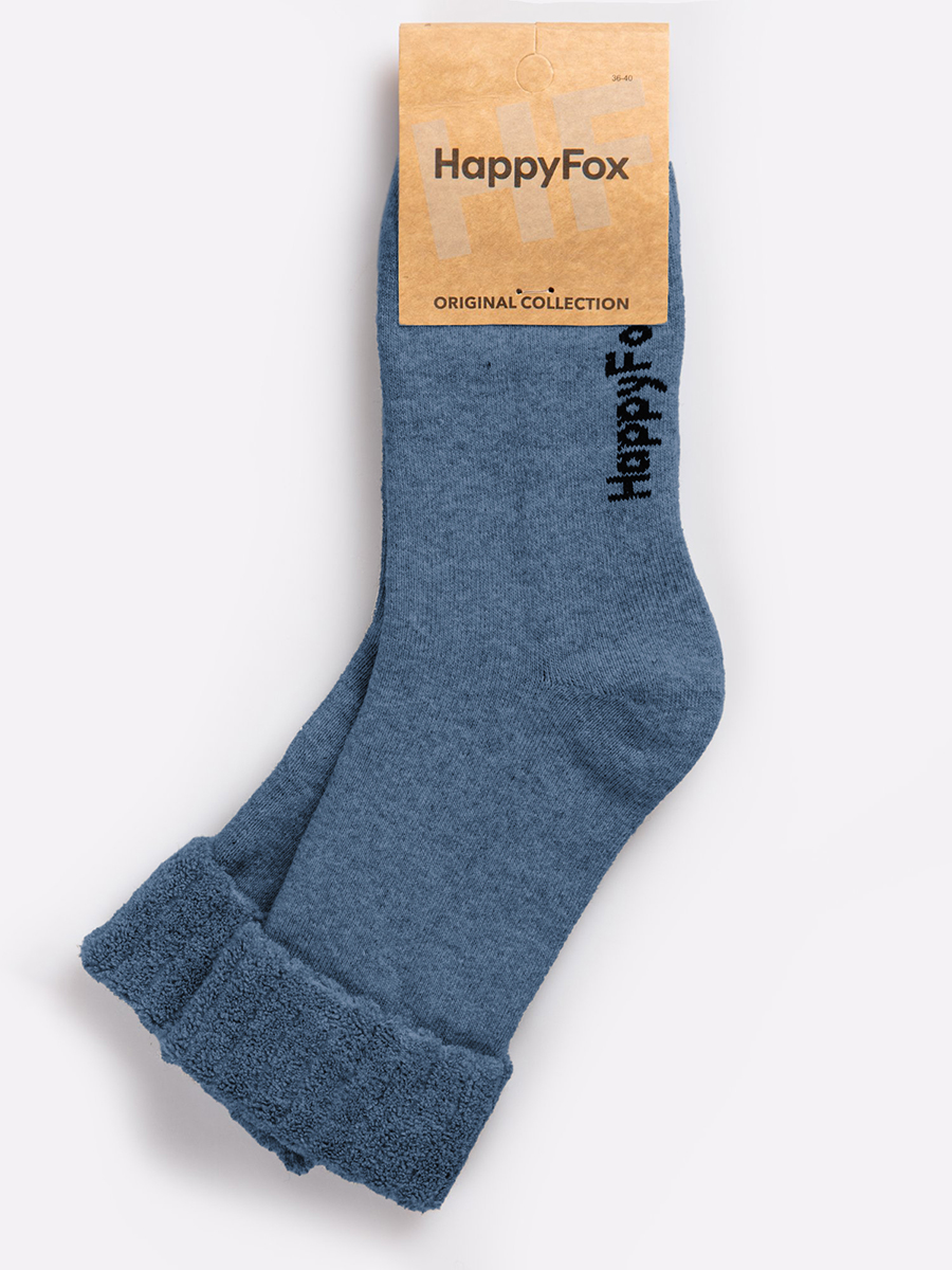 Носки женские HappyFox HF3130A синие 36-40
