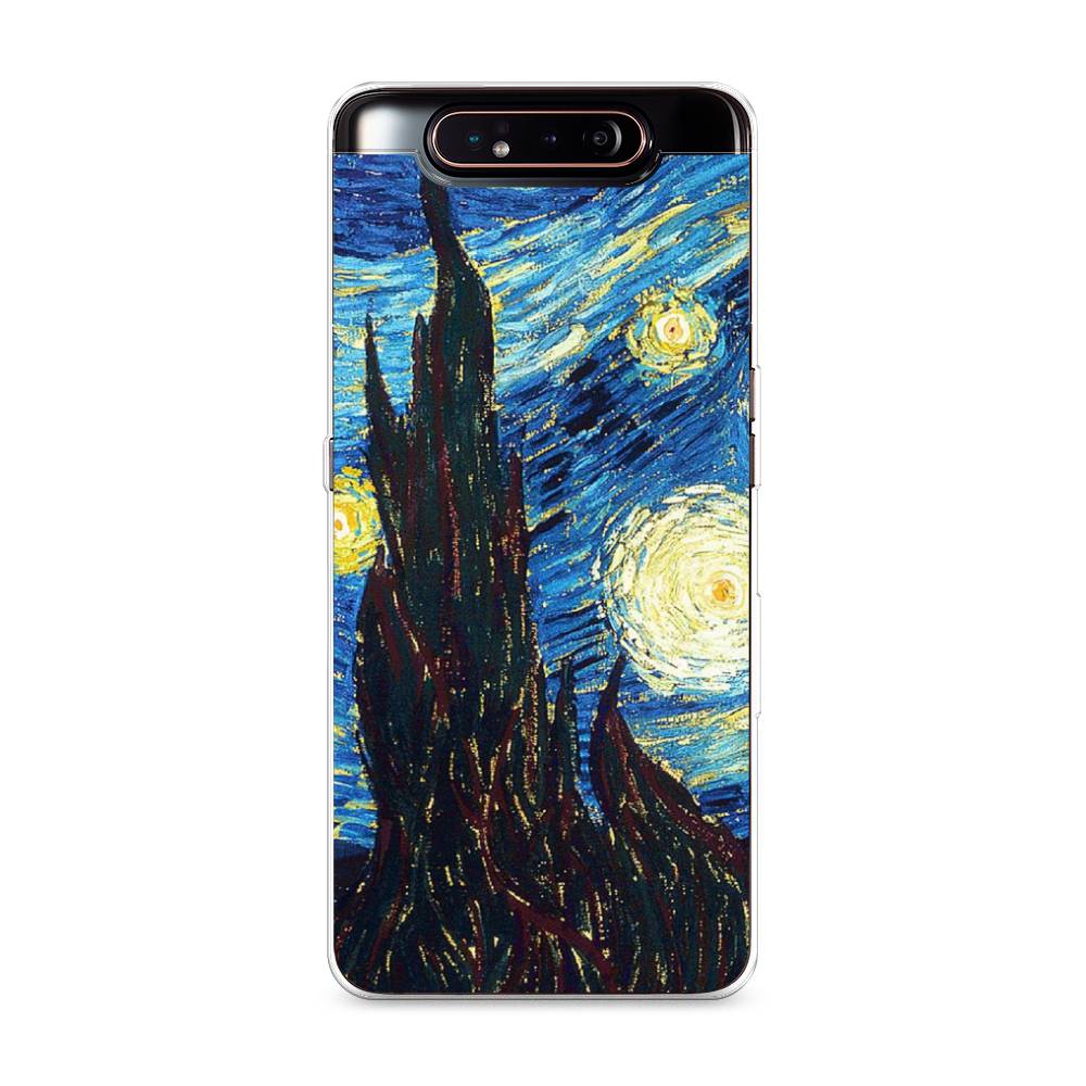

Чехол Awog на Samsung Galaxy A80 "Ван Гог Звездная ночь", Разноцветный, 28350-9