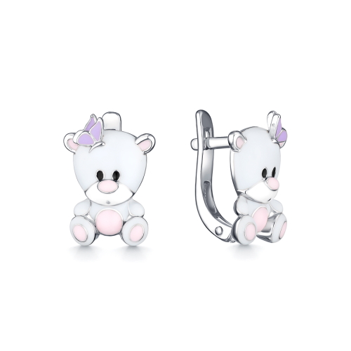 

Серьги из серебра с эмалью DEWI KIDS 902022095, 902022095