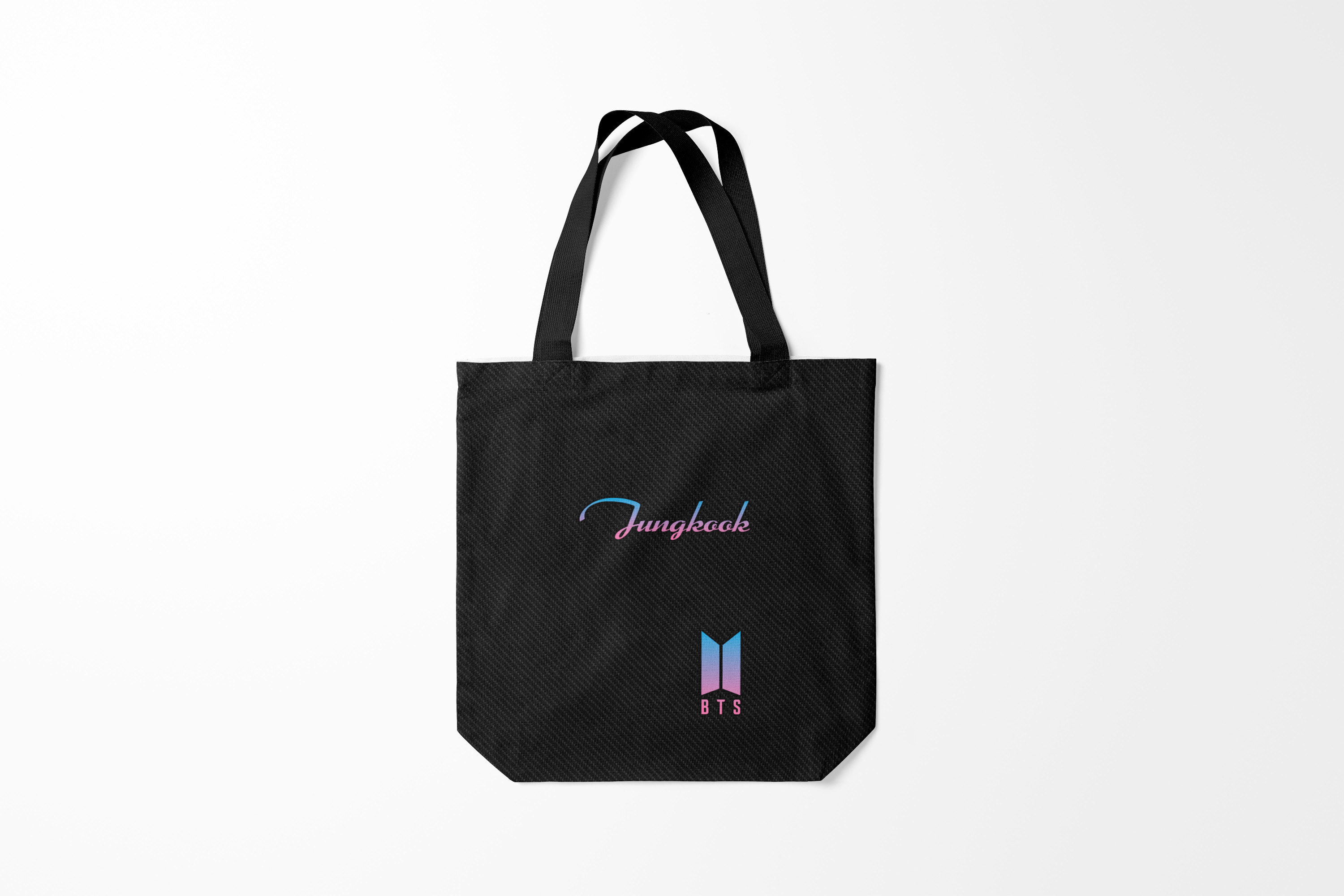 

Сумка шoппер унисекс Burnettie BTS Jungkook, черный, BTS Jungkook