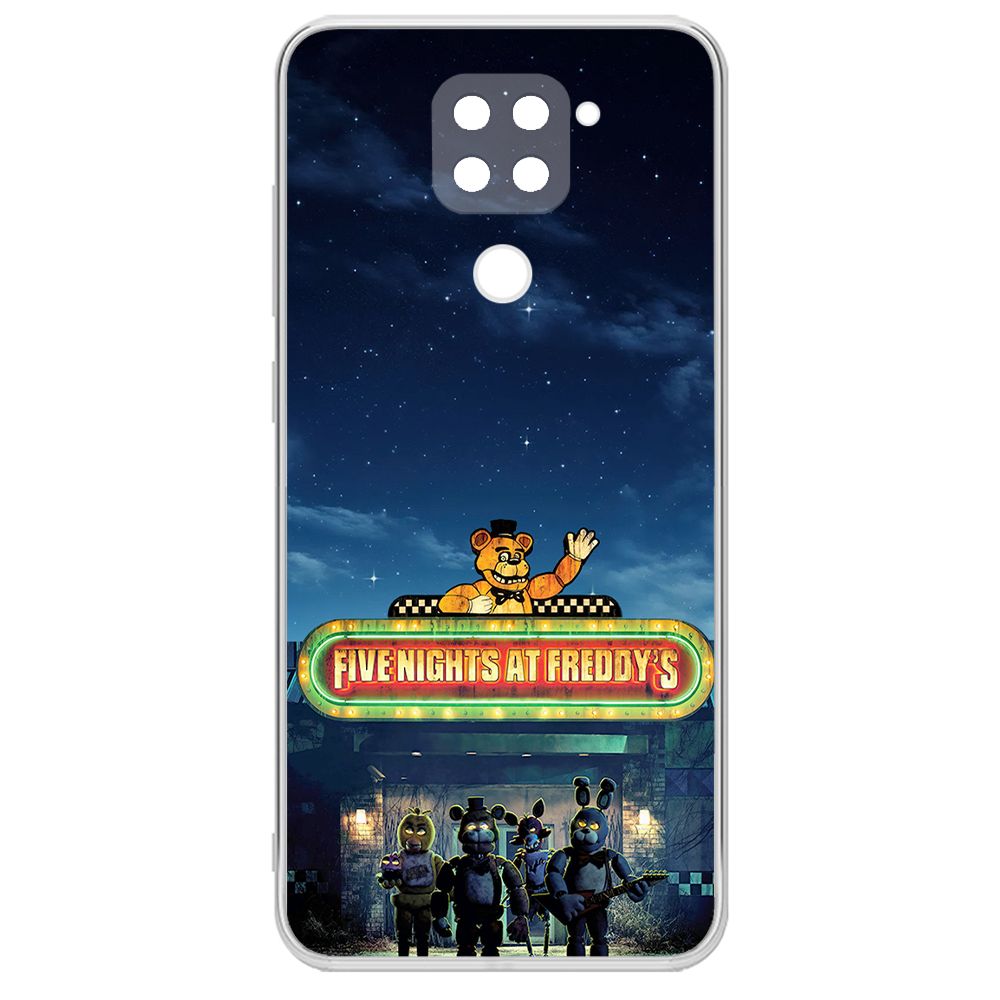 

Чехол-накладка Krutoff Clear Case ФНАФ - Банда вместе для Xiaomi Redmi Note 9, Прозрачный