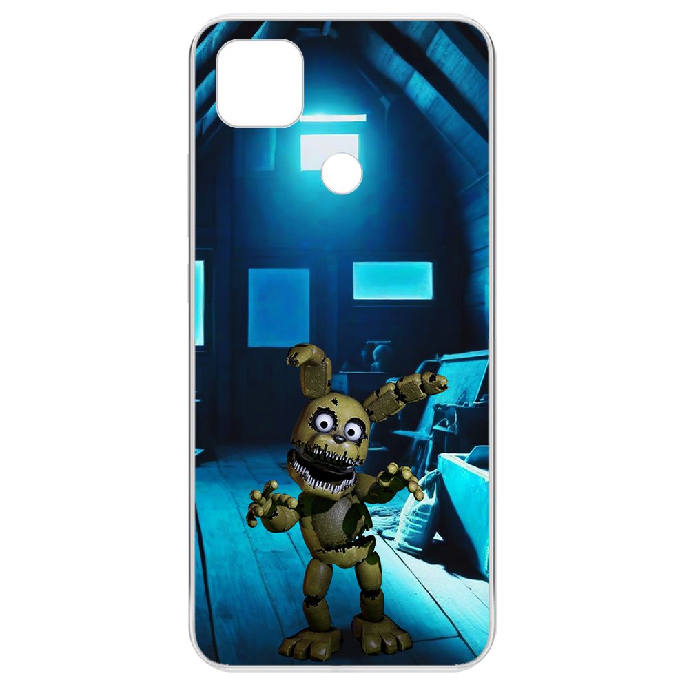 

Чехол-накладка Krutoff Clear Case ФНАФ - Плюштрап для Xiaomi Redmi 9C, Прозрачный