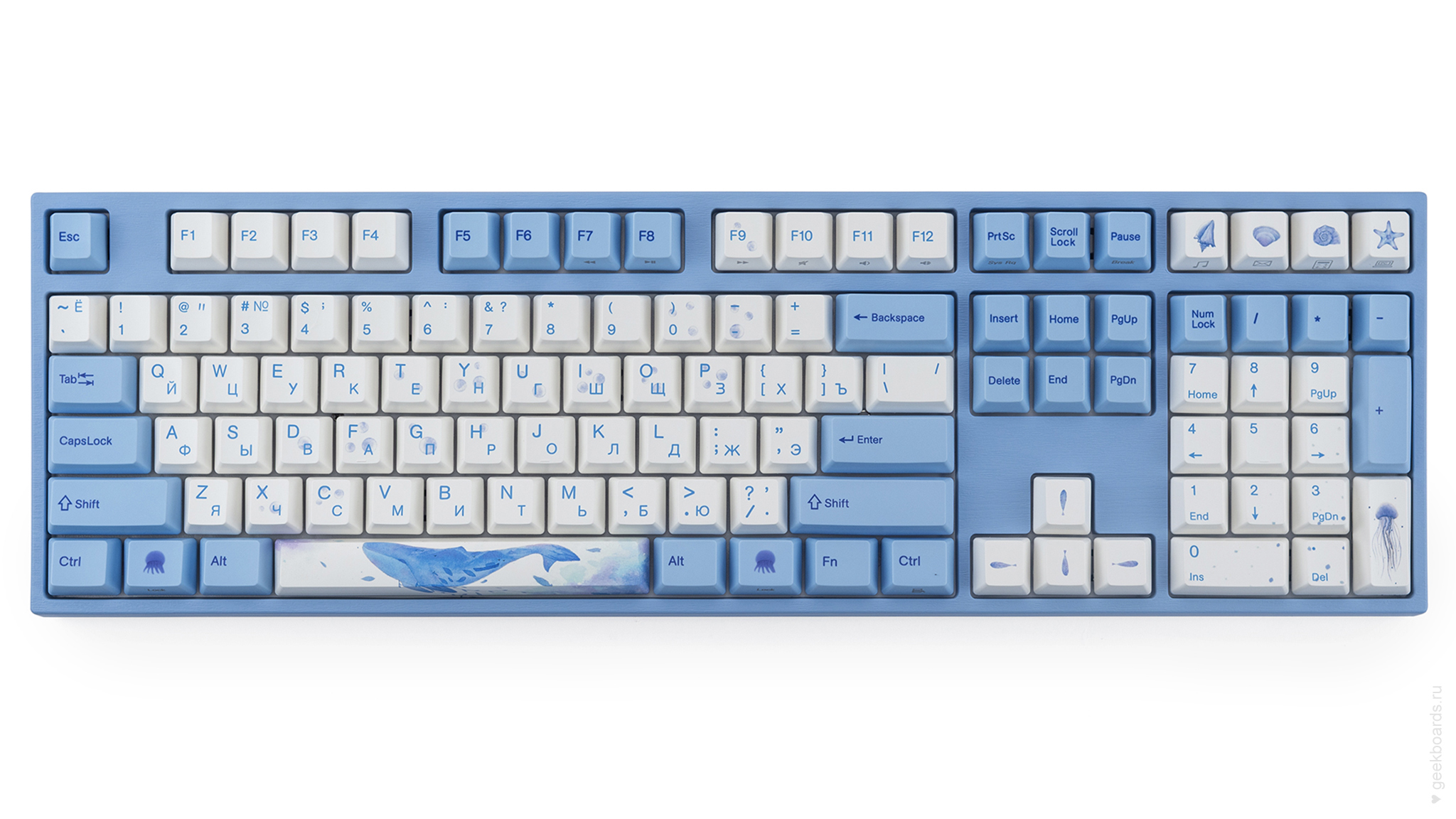 

Игровая клавиатура Varmilo Sea Melody VA108MC2W/WBPe7Hr (VAR-108MC2WWBP), Sea Melody (VA108MC2W/WBPe7Hr)