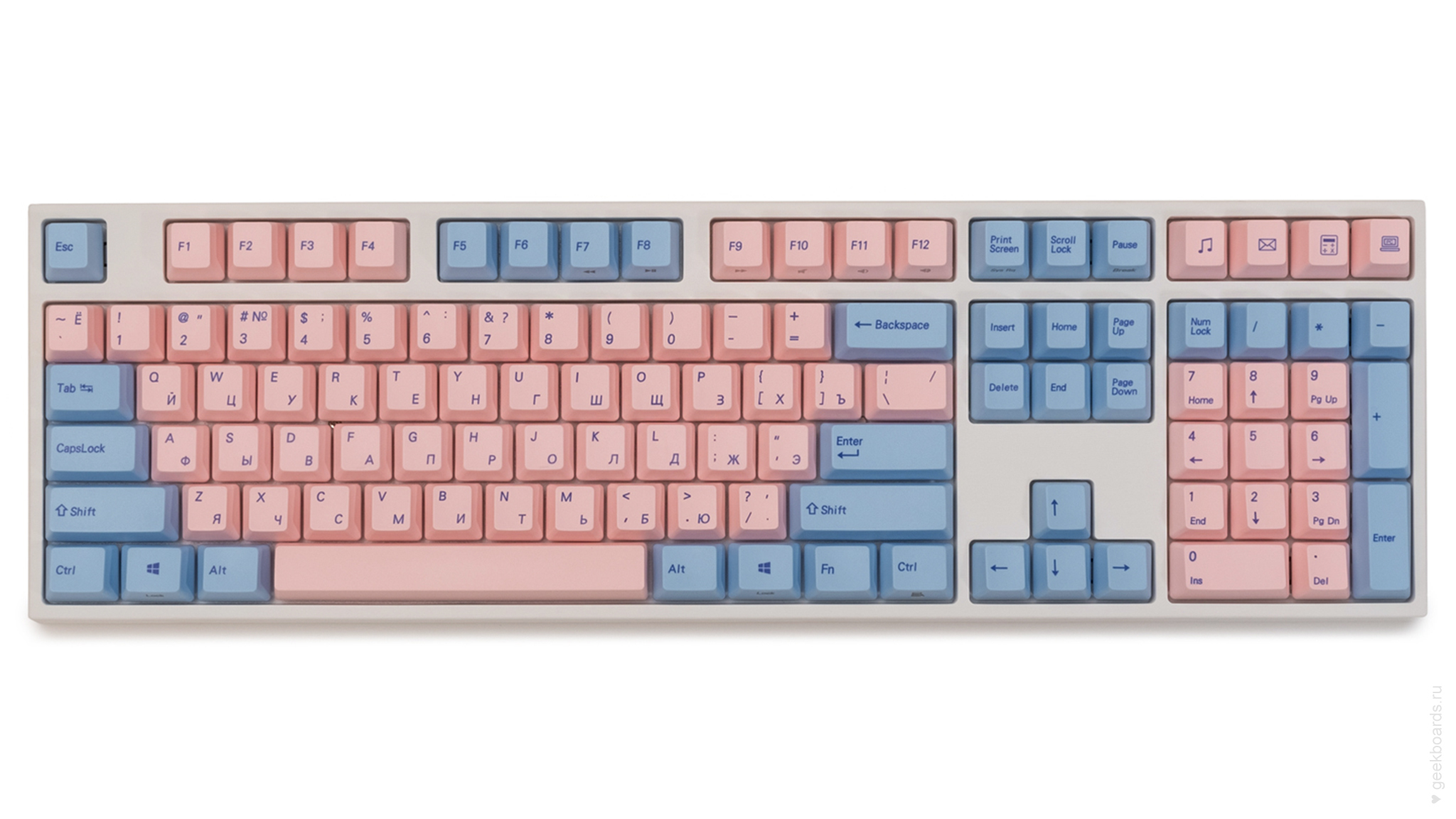 фото Игровая клавиатура varmilo cotton candy va108mr2i/wws7ra (var-108mr2iwws7)