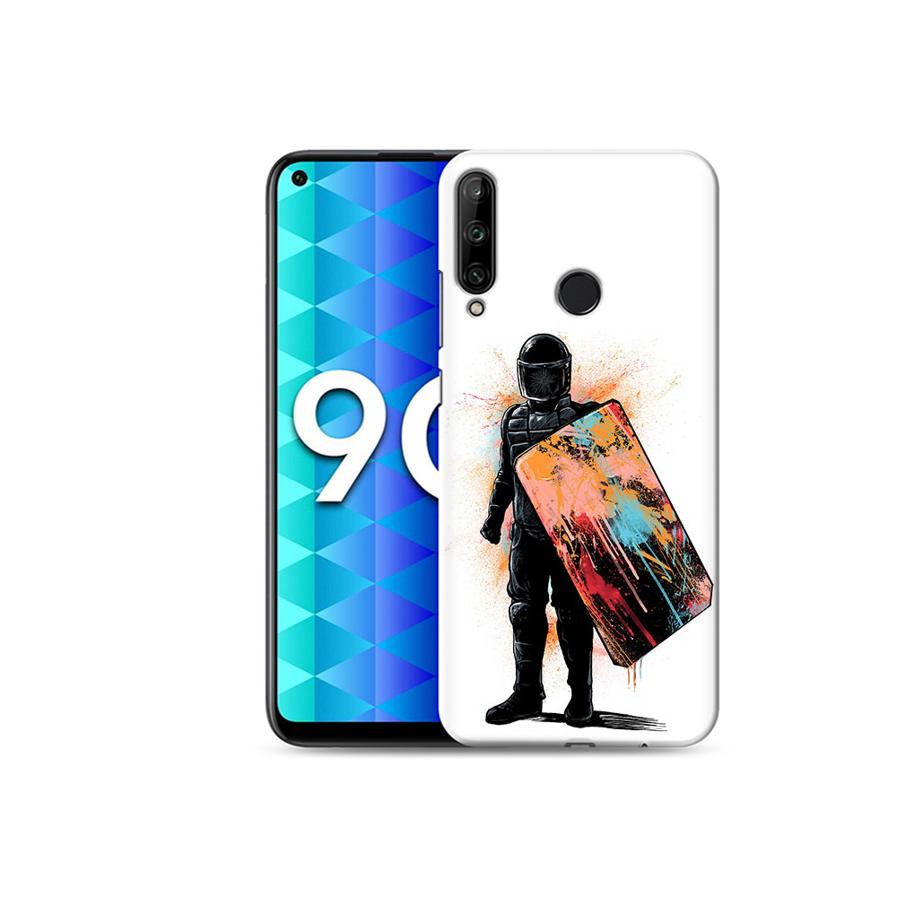 

Чехол MyPads Tocco для Honor 9C солдат с красочным щитом (PT149389.41.614), Tocco