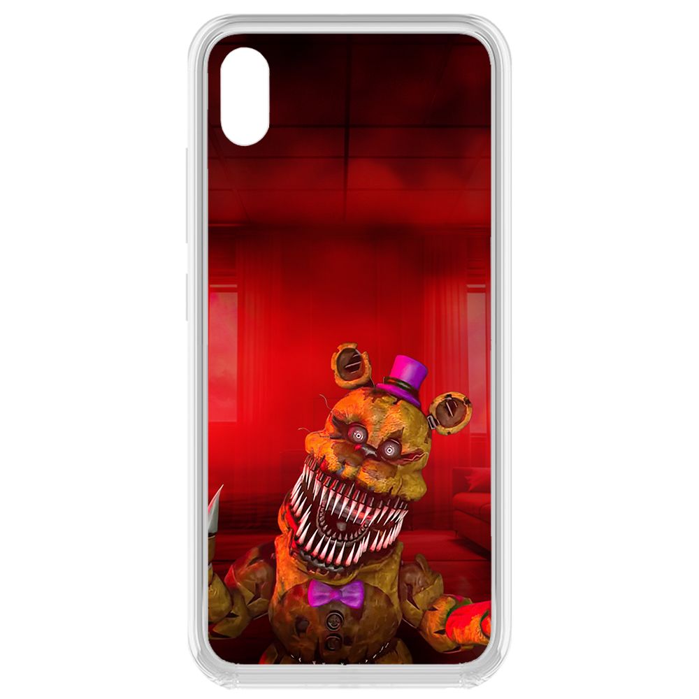 

Чехол-накладка Krutoff Clear Case ФНАФ - Фредди атакует для Vivo Y91c, Прозрачный