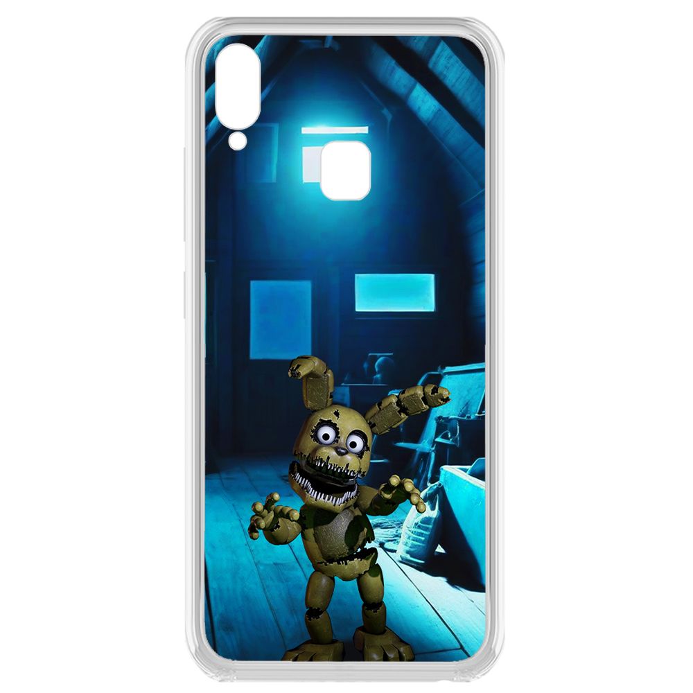 

Чехол-накладка Krutoff Clear Case ФНАФ - Плюштрап для Vivo Y95, Прозрачный
