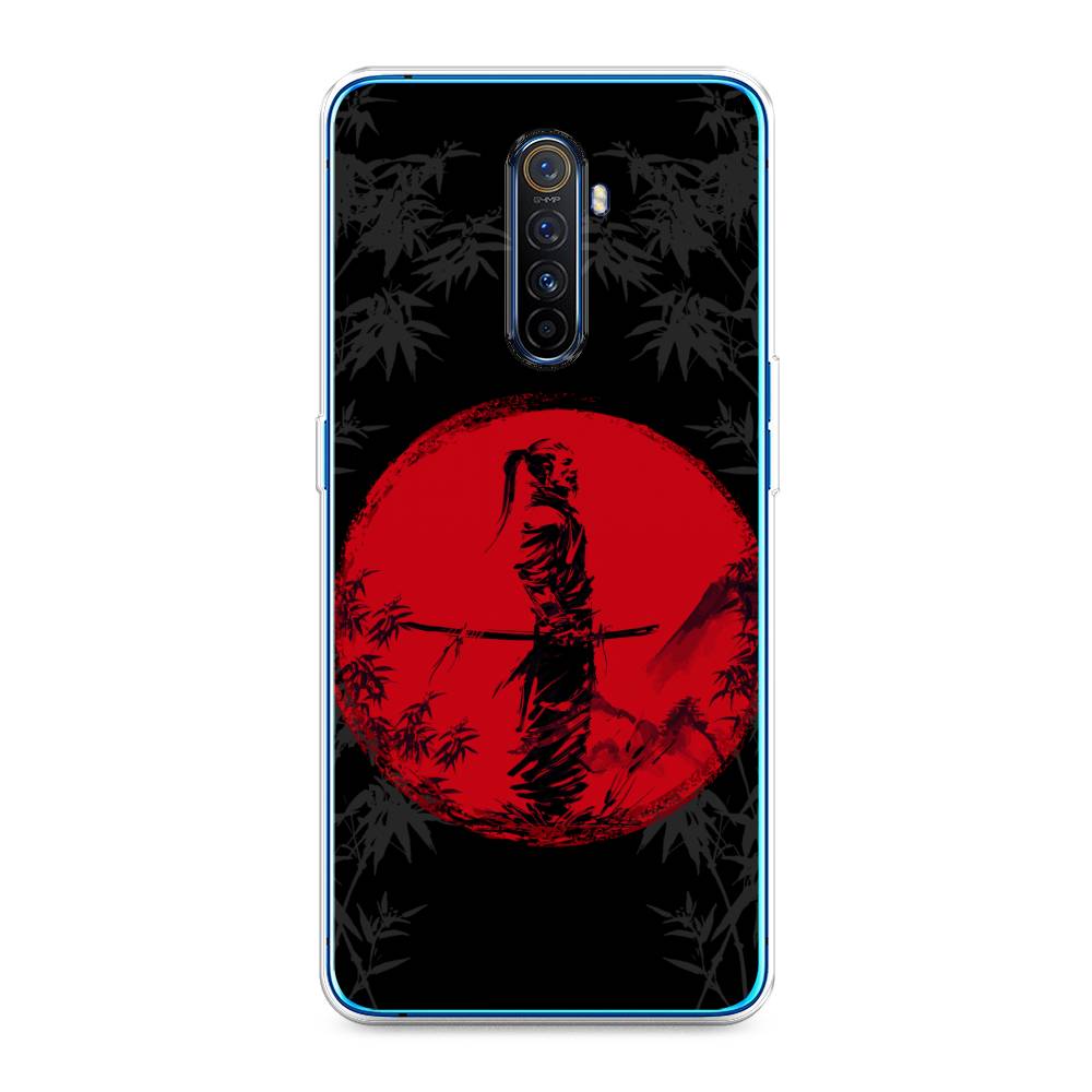 

Чехол на Realme X2 Pro "Самурай на красном фоне", Черный;красный;серый, 251750-4