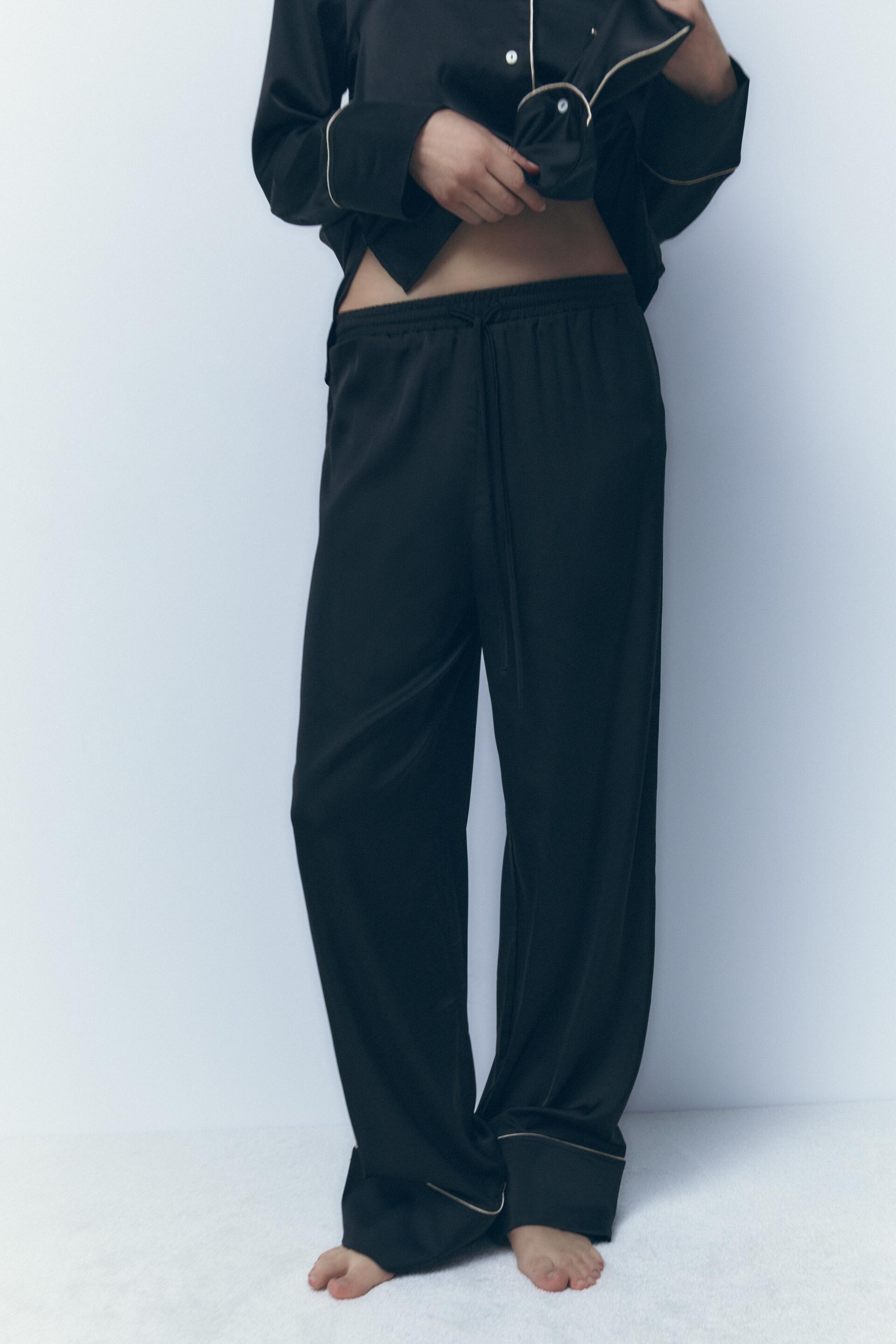 

Брюки женские ZARA 01067780 черные L (доставка из-за рубежа), 01067780