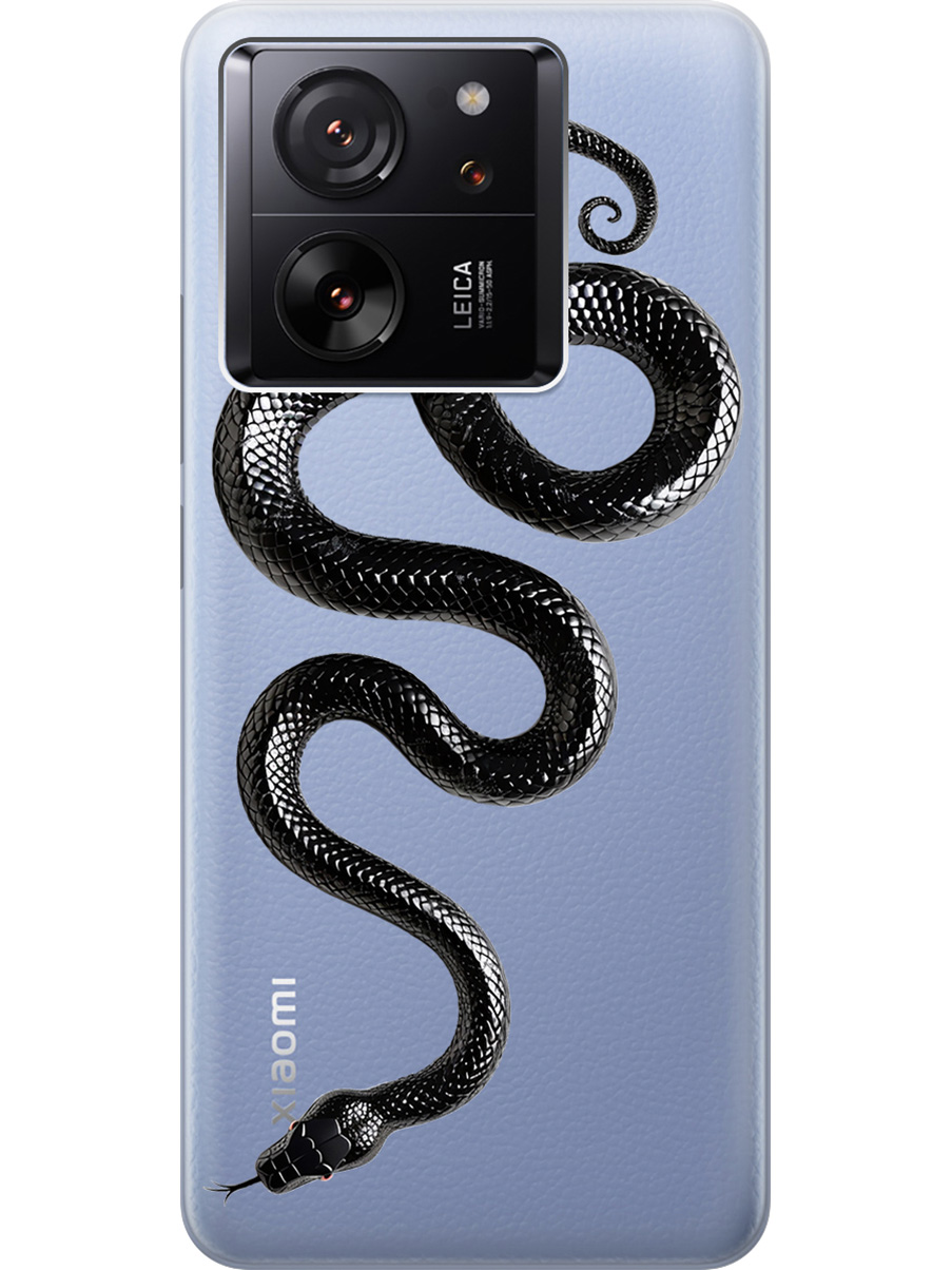

Силиконовый чехол на Xiaomi 13T / 13T Pro с принтом "Черная мамба", Прозрачный;черный, 776584813