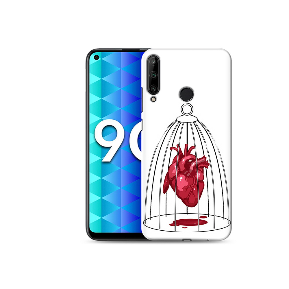 

Чехол MyPads Tocco для Honor 9C сердце в клетке (PT149389.41.597), Tocco