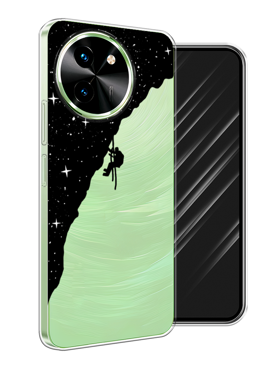 

Чехол Awog на Vivo T3x/Y38 5G "Скалолаз в космосе", Черный;белый;бежевый, 2610650-1