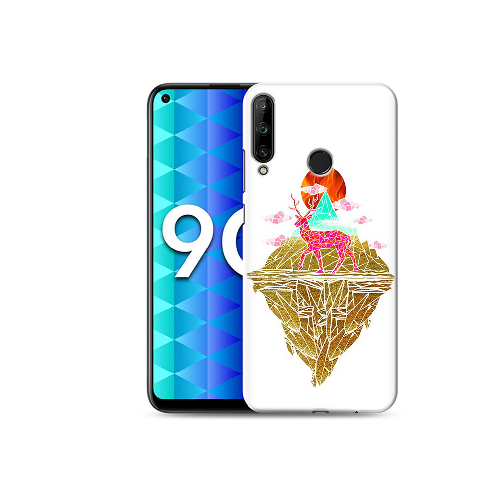 

Чехол MyPads Tocco для Honor 9C розовый олень абстракция (PT149389.41.586), Tocco