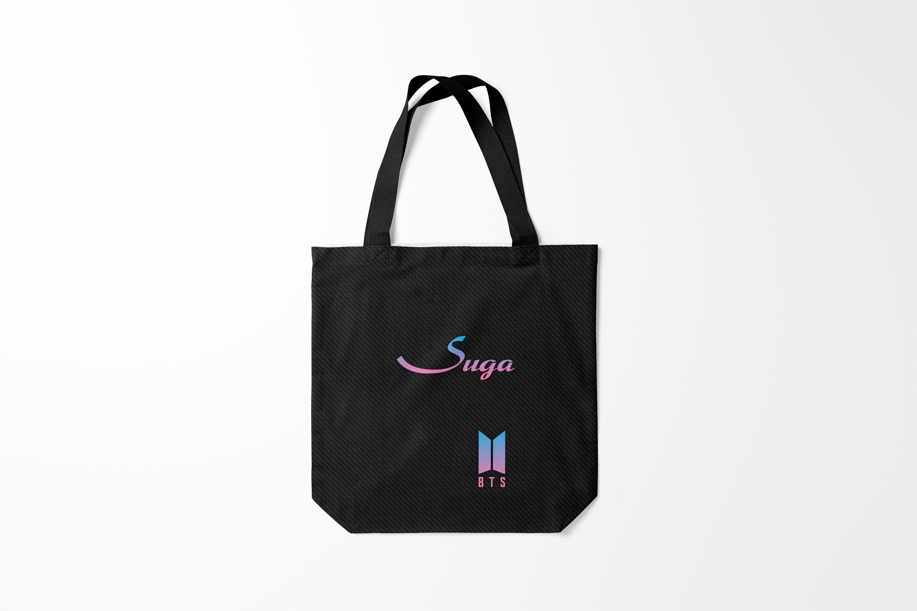 

Сумка шoппер унисекс Burnettie BTS Suga, черный, BTS Suga