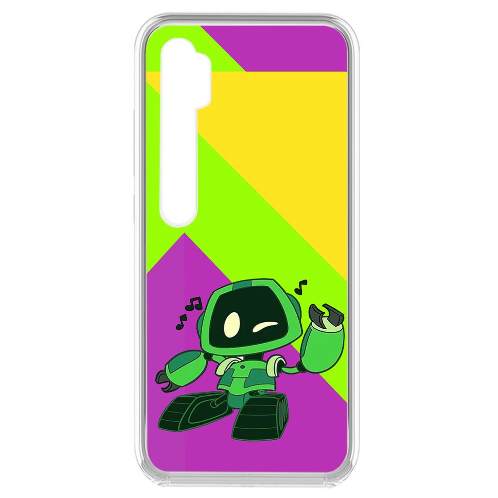 

Чехол-накладка Krutoff Clear Case Хаги Ваги - Буги-бот для Xiaomi Mi Note 10