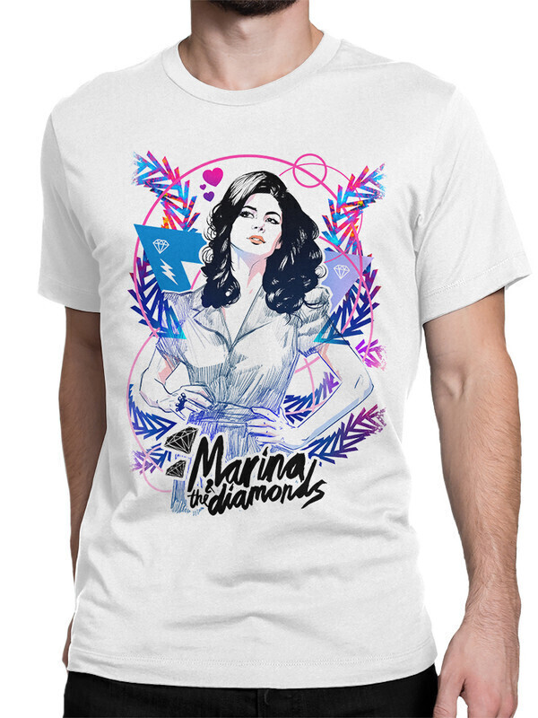 

Футболка мужская Dream Shirts Marina Diamandis 50007162 белая 3XL, Marina Diamandis 50007162