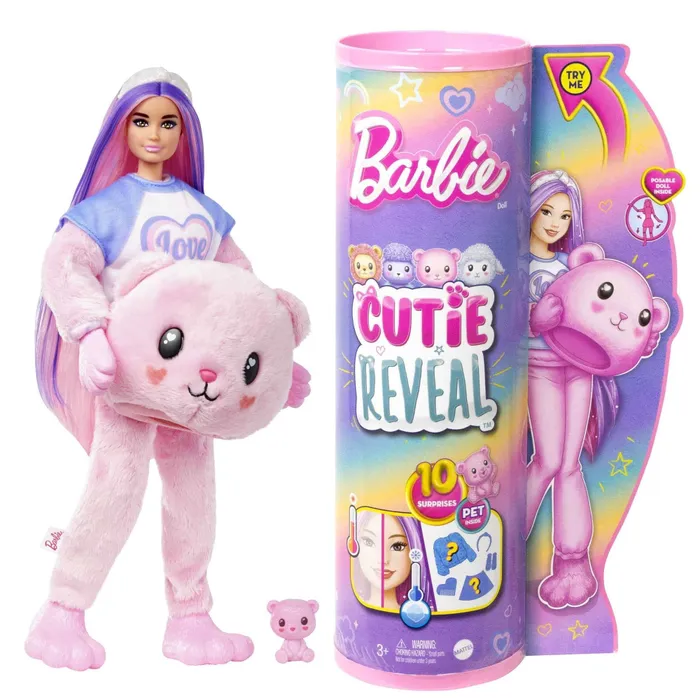 

Кукла Barbie Cutie Reveal - мишка Тедди, HKR04