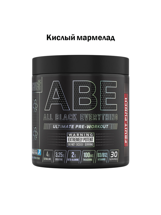 фото Предтреник applied nutrition abe ultimate pre-workout с креатином фруктовый пунш 315 г