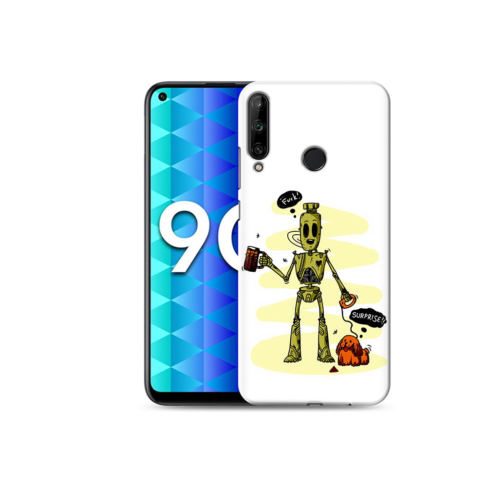 

Чехол MyPads Tocco для Honor 9C прикольный робот (PT149389.41.557), Tocco