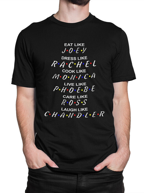 

Футболка мужская Dream Shirts Сериал Друзья 50007132 черная S, Сериал Друзья 50007132