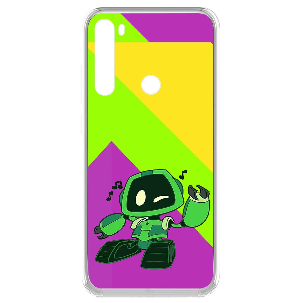 

Чехол-накладка Krutoff Clear Case Хаги Ваги - Буги-бот для Xiaomi Redmi Note 8