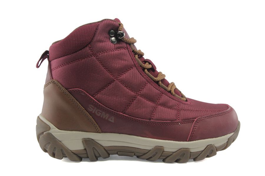 

Кроссовки женские Sigma TN02152-2 бордовые 40 RU, Бордовый, TN02152-2