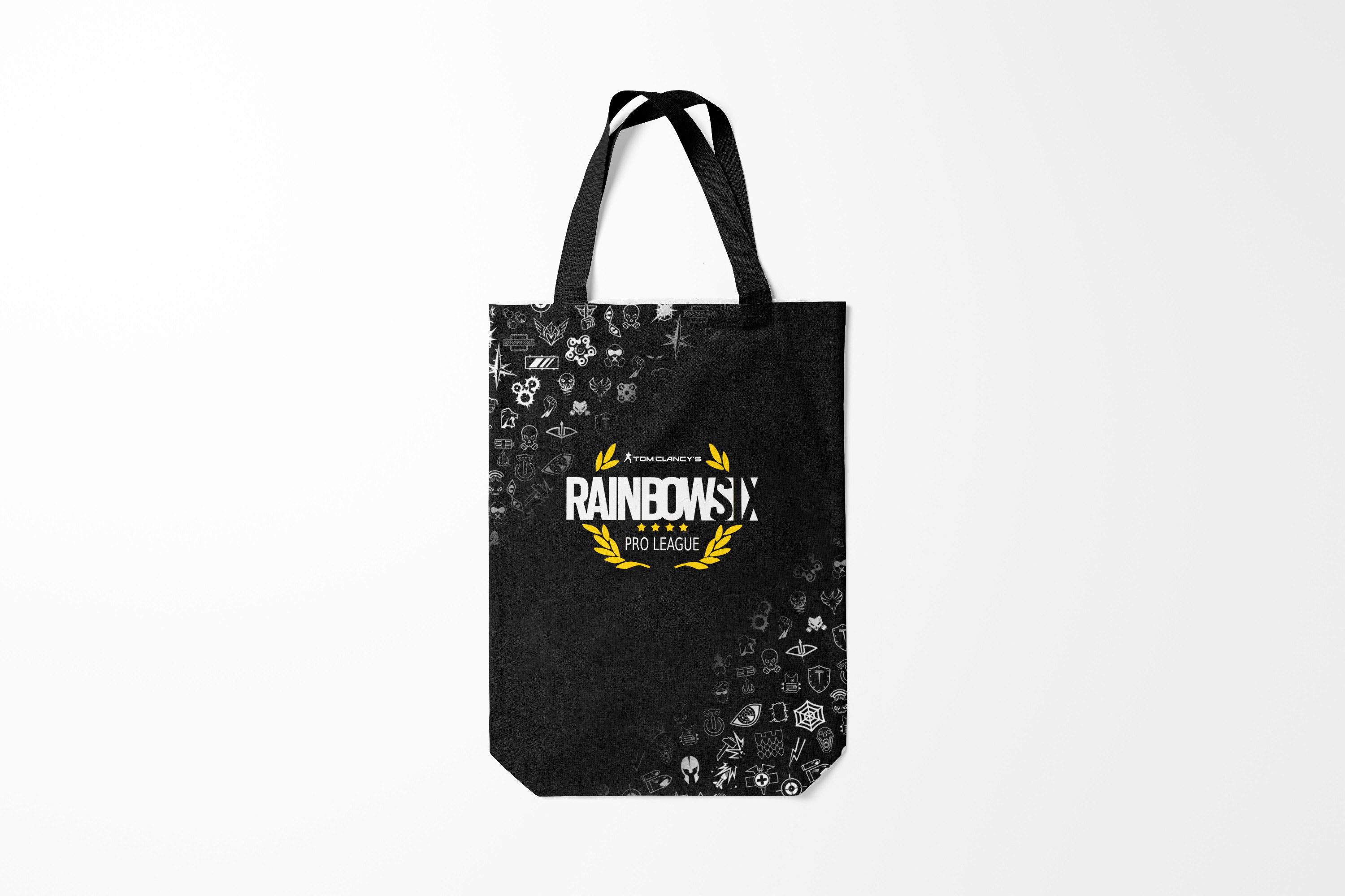 

Сумка шoппер унисекс Burnettie Rainbow Six Siege R6S JAGER, желтый, Rainbow Six Siege R6S JAGER