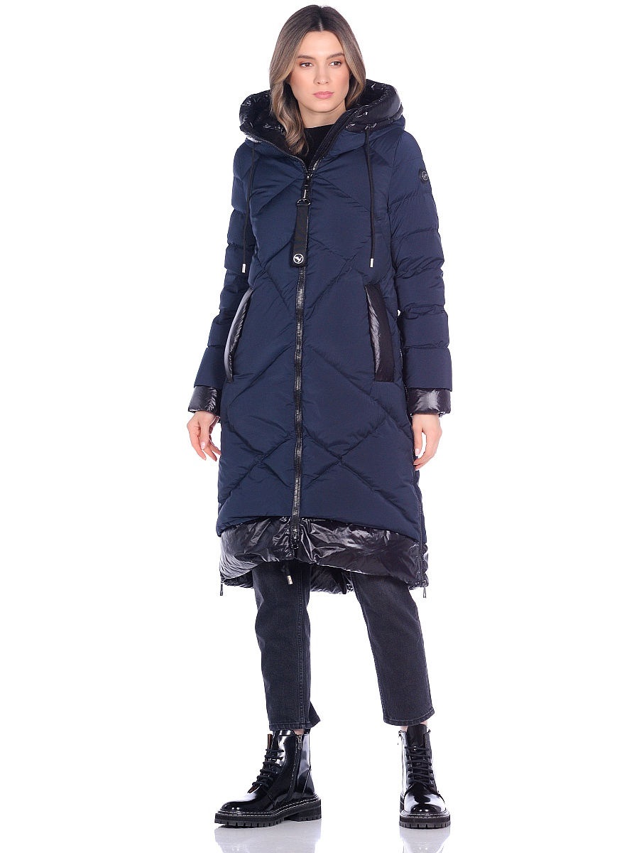 

Пуховик женский Avi A-90021-166 синий 40 EU, A-90021-166