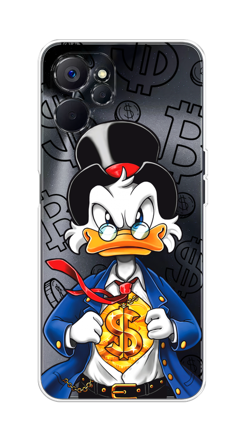 

Чехол на Realme 10 5G "Scrooge Goldman", Черный;белый;синий, 2512650-1