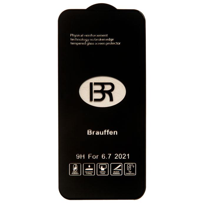 

защитное стекло RocknParts Brauffen Full Glue для Apple iPhone 13 Pro Max, черный